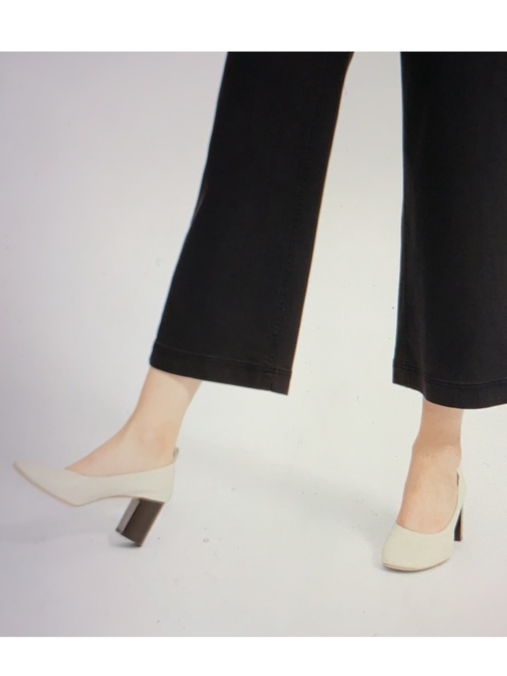 Everlane High Day Heel in Bone